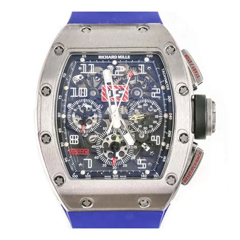 richard mille watch blue strap